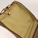 GUCCI GG Supreme Trunk PVC Beige Gold 010 39 0520 50 Auth ti3287-9