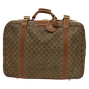 GUCCI GG Supreme Trunk PVC Beige Gold 010 39 0520 50 Auth ti3287-13