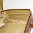 GUCCI GG Supreme Trunk PVC Beige Gold 010 39 0520 50 Auth ti3287-23