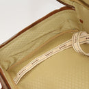 GUCCI GG Supreme Trunk PVC Beige Gold 010 39 0520 50 Auth ti3287-24