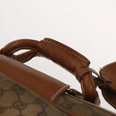 GUCCI GG Supreme Trunk PVC Beige Gold 010 39 0520 50 Auth ti3287-14