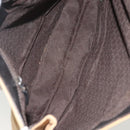 GUCCI Web Sherry Line Shoulder Bag Canvas Beige Silver 001 4321 Auth ti3288-11