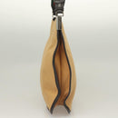 GUCCI Web Sherry Line Shoulder Bag Canvas Beige Silver 001 4321 Auth ti3288-3