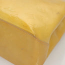 LOUIS VUITTON Monogram Vernis Reade PM Hand Bag Beige M91334 LV Auth ti3294-16