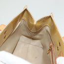 LOUIS VUITTON Monogram Vernis Reade PM Hand Bag Beige M91334 LV Auth ti3294-19