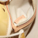LOUIS VUITTON Monogram Vernis Reade PM Hand Bag Beige M91334 LV Auth ti3294-12