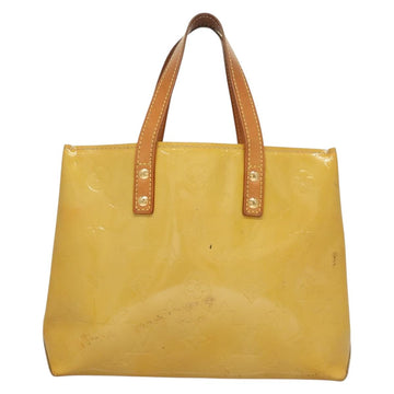 LOUIS VUITTON Monogram Vernis Reade PM Hand Bag Beige M91334 LV Auth ti3294 - 0