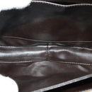 FENDI Zucchino Canvas Shoulder Bag Coated Canvas Beige Gold Auth ti3296-11