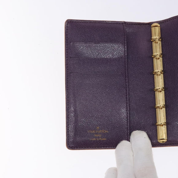 LOUIS VUITTON Epi Agenda PM Day Planner Cover Yellow R20059 LV Auth ti3300