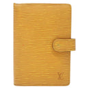 LOUIS VUITTON Epi Agenda PM Day Planner Cover Yellow R20059 LV Auth ti3300-2