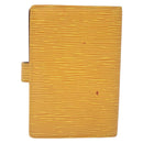 LOUIS VUITTON Epi Agenda PM Day Planner Cover Yellow R20059 LV Auth ti3300-3