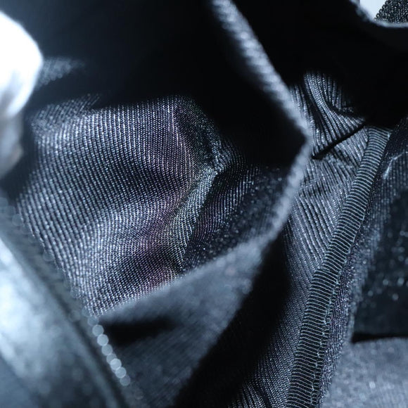 GUCCI GG Canvas Pouch Black 153129 Auth ti3305