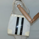 GUCCI Shoulder Bag Canvas White Gold 001 4231 Auth ti3314-20
