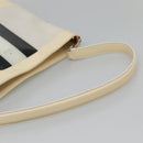 GUCCI Shoulder Bag Canvas White Gold 001 4231 Auth ti3314-7