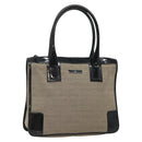 GUCCI Hand Bag Canvas Beige Gold 000 0855 Auth ti3315-1