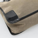 GUCCI Hand Bag Canvas Beige Gold 000 0855 Auth ti3315-16