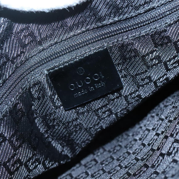 GUCCI Hand Bag Canvas Beige Gold 000 0855 Auth ti3315