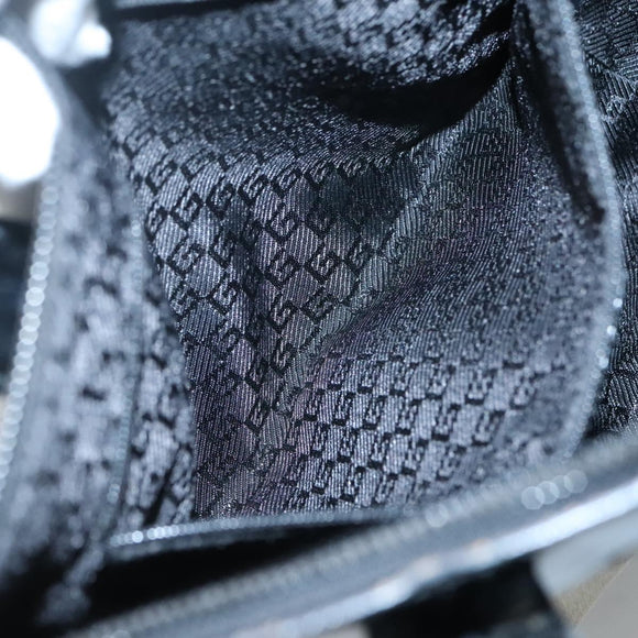 GUCCI Hand Bag Canvas Beige Gold 000 0855 Auth ti3315