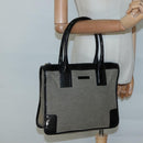 GUCCI Hand Bag Canvas Beige Gold 000 0855 Auth ti3315-21