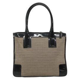 GUCCI Hand Bag Canvas Beige Gold 000 0855 Auth ti3315 - 0