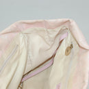 CHANEL New Travel Line Tote Bag Nylon Pink Gold CC Auth ti3318-18