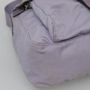 PRADA Shoulder Bag Nylon Purple Silver Auth ti3319-16