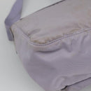 PRADA Shoulder Bag Nylon Purple Silver Auth ti3319-8