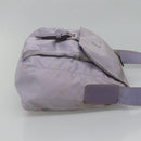 PRADA Shoulder Bag Nylon Purple Silver Auth ti3319-4