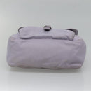 PRADA Shoulder Bag Nylon Purple Silver Auth ti3319-5