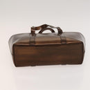 GUCCI GG Canvas Hand Bag PVC Nylon 4Set Beige Brown black Auth ti3325-13