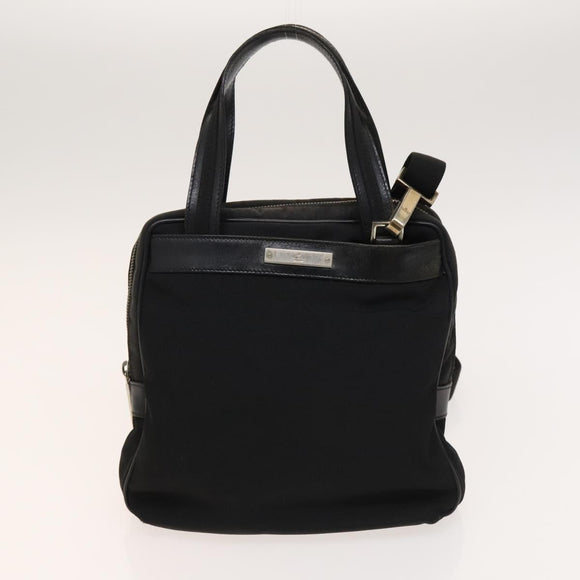 GUCCI GG Canvas Hand Bag PVC Nylon 4Set Beige Brown black Auth ti3325