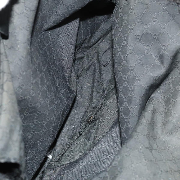 GUCCI GG Canvas Hand Bag PVC Nylon 4Set Beige Brown black Auth ti3325