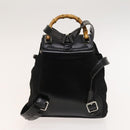 GUCCI GG Canvas Hand Bag PVC Nylon 4Set Beige Brown black Auth ti3325-24