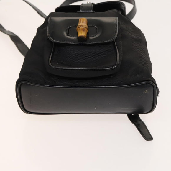 GUCCI GG Canvas Hand Bag PVC Nylon 4Set Beige Brown black Auth ti3325