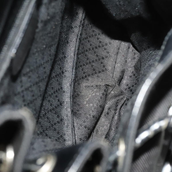 GUCCI GG Canvas Hand Bag PVC Nylon 4Set Beige Brown black Auth ti3325