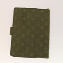 LOUIS VUITTON Monogram Vernis Day Planner Cover 4Set Khaki Red LV Auth ti3329-17