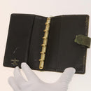 LOUIS VUITTON Monogram Vernis Day Planner Cover 4Set Khaki Red LV Auth ti3329-21