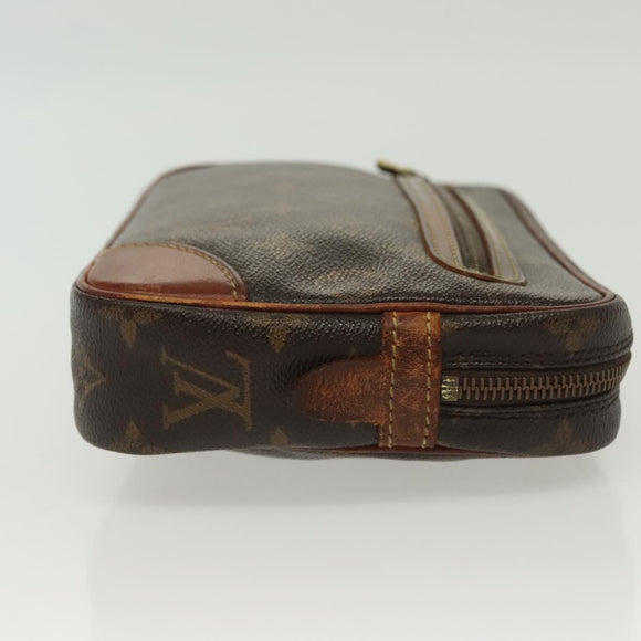 LOUIS VUITTON Monogram Marly Dragonne GM Clutch Bag M51825 LV Auth ti3330
