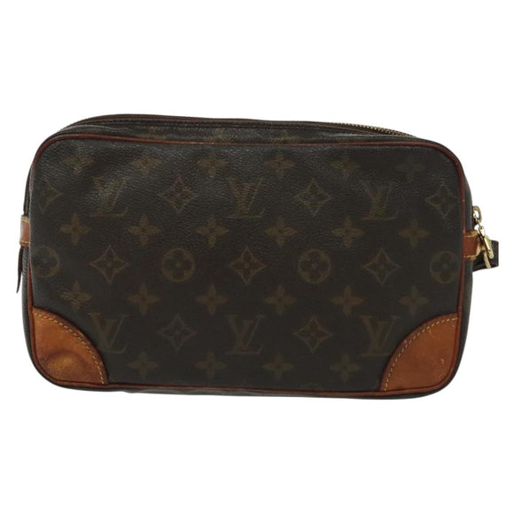 LOUIS VUITTON Monogram Marly Dragonne GM Clutch Bag M51825 LV Auth ti3331