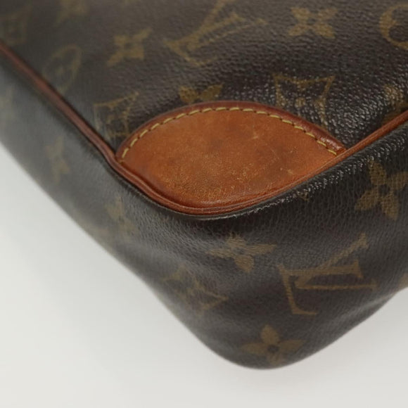 LOUIS VUITTON Monogram Compiegne 28 Clutch Bag M51845 LV Auth ti3333
