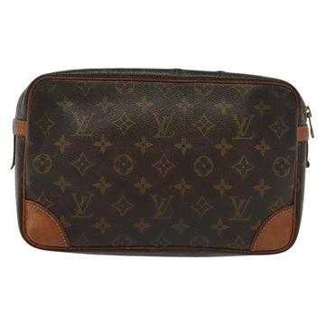 LOUIS VUITTON Monogram Compiegne 28 Clutch Bag M51845 LV Auth ti3333 - 0