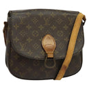 LOUIS VUITTON Monogram Saint Cloud GM Shoulder Bag M51242 LV Auth ti3334-1