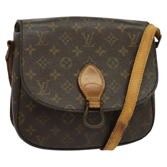 LOUIS VUITTON Monogram Saint Cloud GM Shoulder Bag M51242 LV Auth ti3334