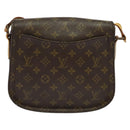 LOUIS VUITTON Monogram Saint Cloud GM Shoulder Bag M51242 LV Auth ti3334-2