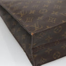 LOUIS VUITTON Monogram Sac Plat Hand Bag M51140 LV Auth ti3335-16