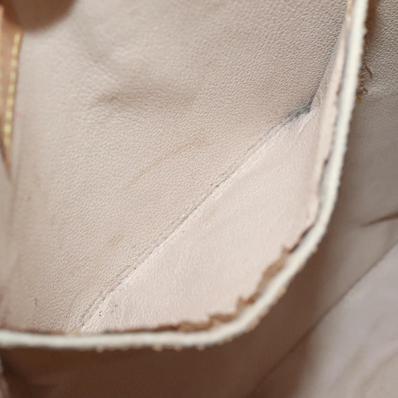 LOUIS VUITTON Monogram Sac Plat Hand Bag M51140 LV Auth ti3335