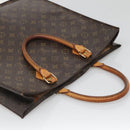LOUIS VUITTON Monogram Sac Plat Hand Bag M51140 LV Auth ti3335-6