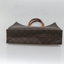 LOUIS VUITTON Monogram Sac Plat Hand Bag M51140 LV Auth ti3335-5