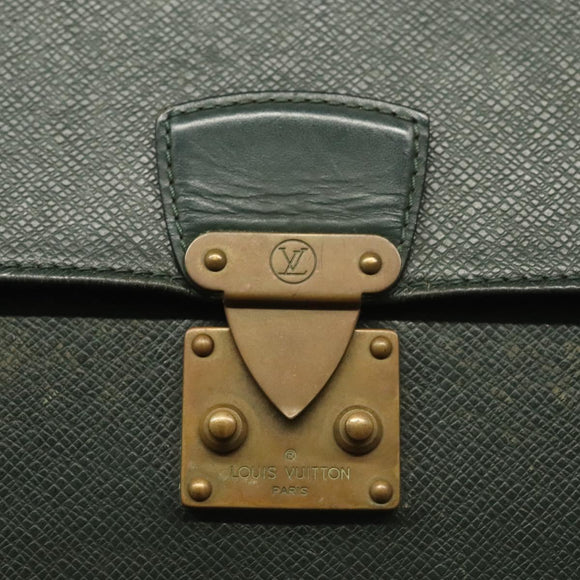 LOUIS VUITTON Taiga Pochette Kourad Clutch Bag Epicea M30194 LV Auth ti3337