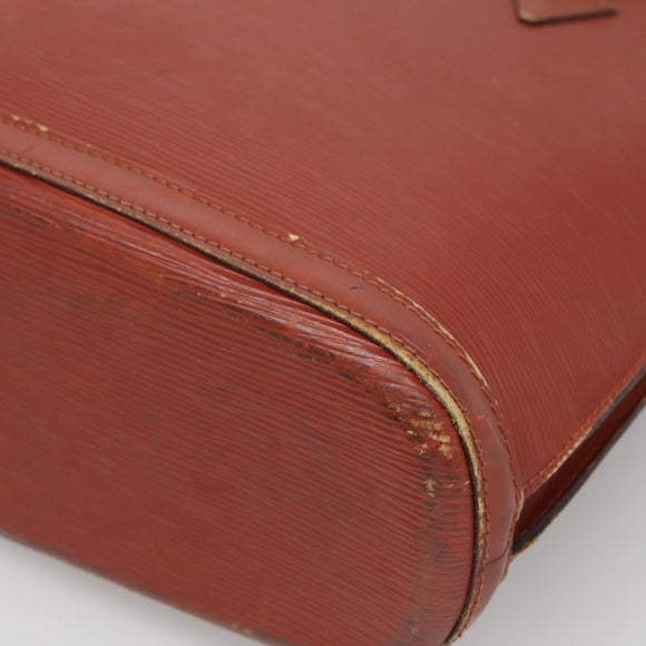 LOUIS VUITTON Epi Lussac Shoulder Bag Brown M52283 LV Auth ti3338